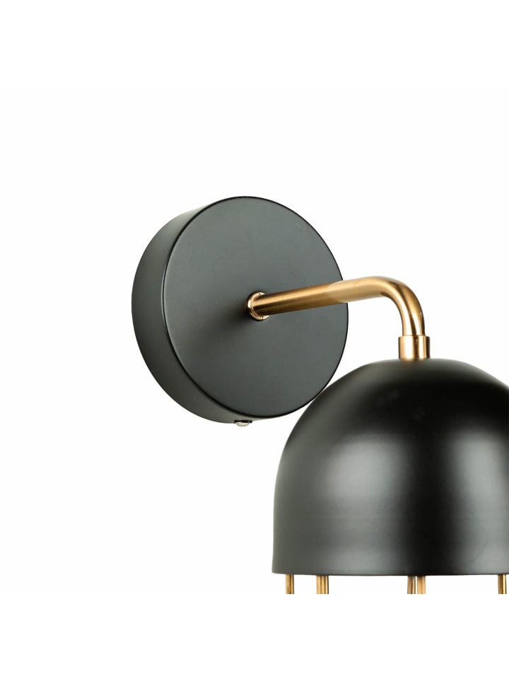 Licht-Erlebnisse Wandlampe in Schwarz Gold günstig kaufen onesize