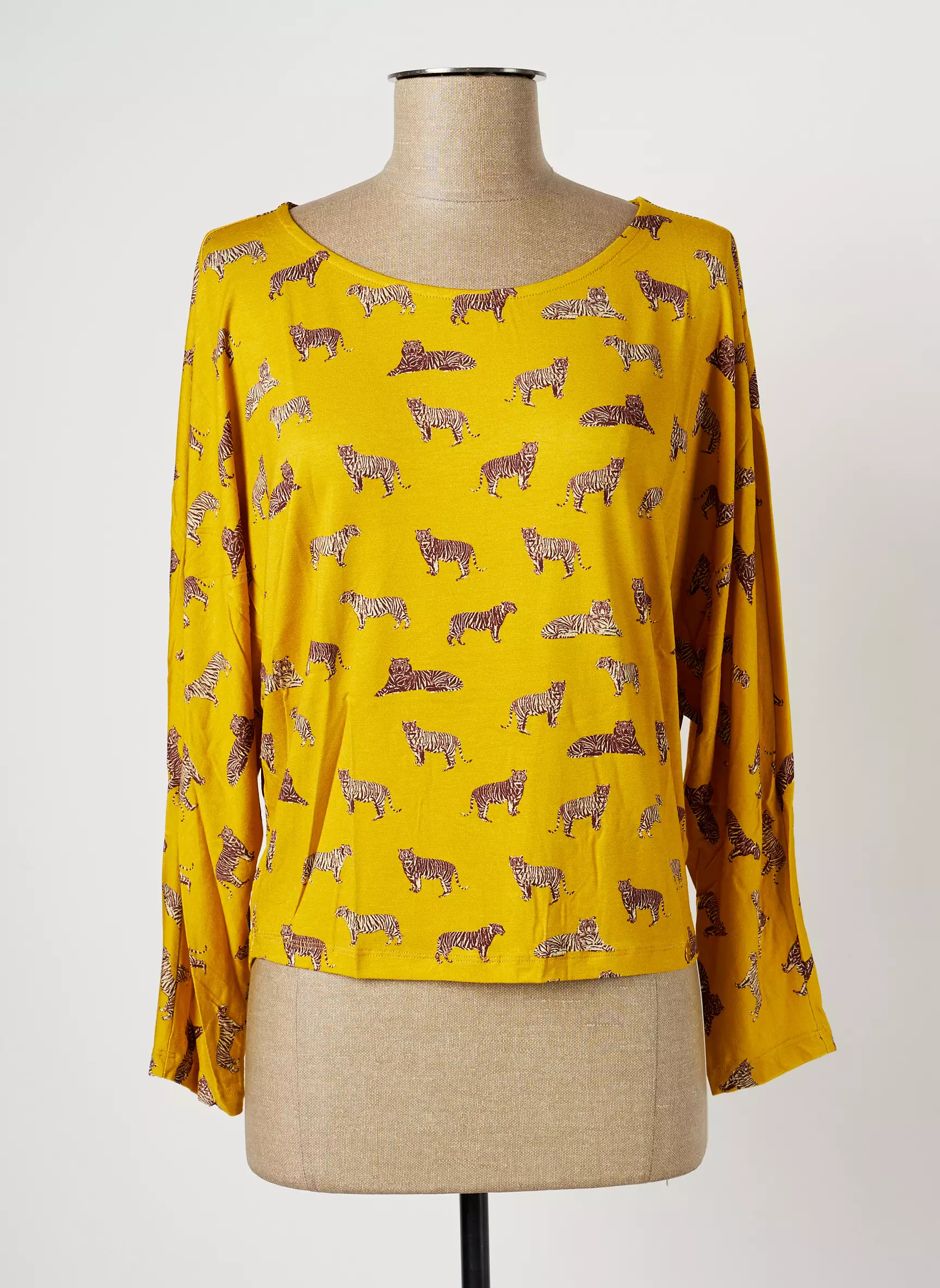 Paul Brial Tshirts Femme couleur jaune