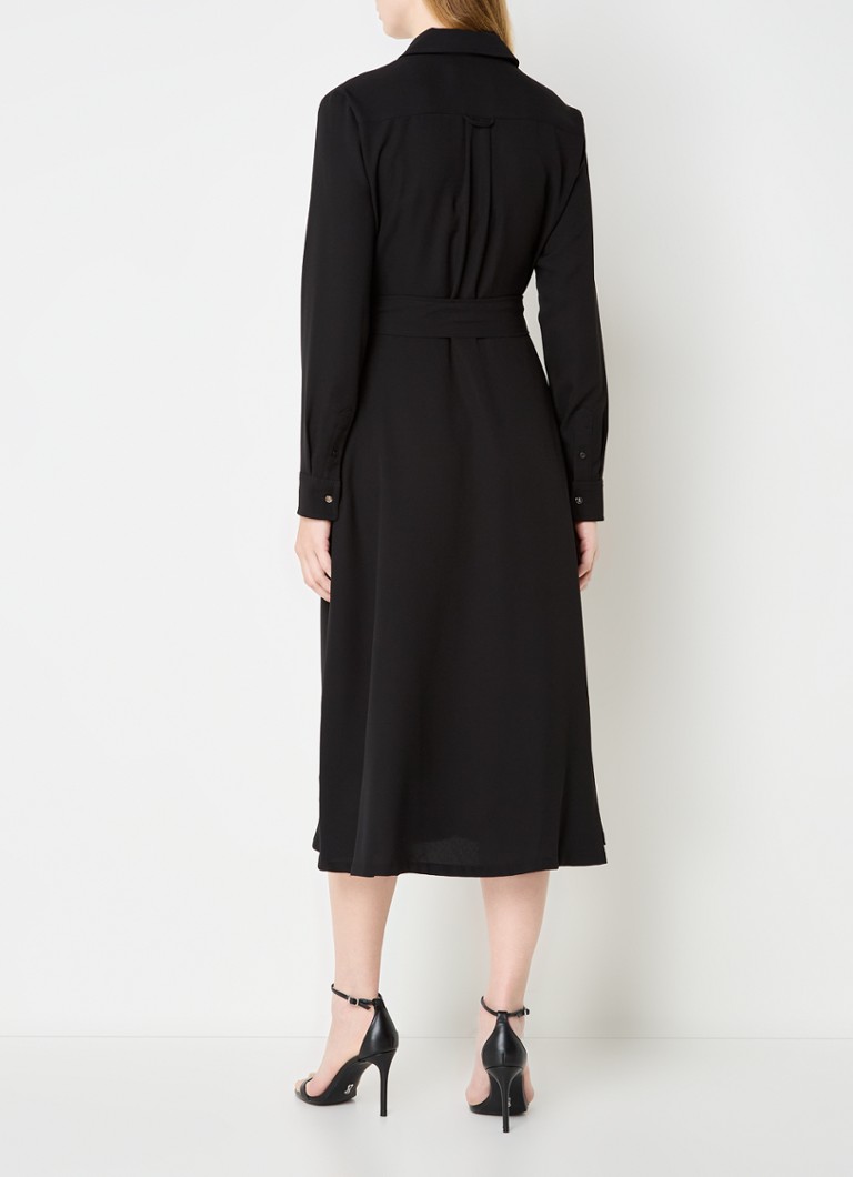 Vestido túnica midi de Ralph Lauren con cinturón anudado