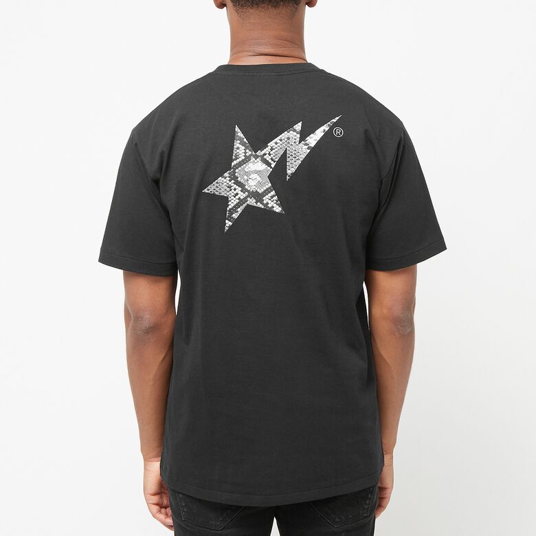 A Bathing Ape Snake Bape Sta Logo Tee M black/grey