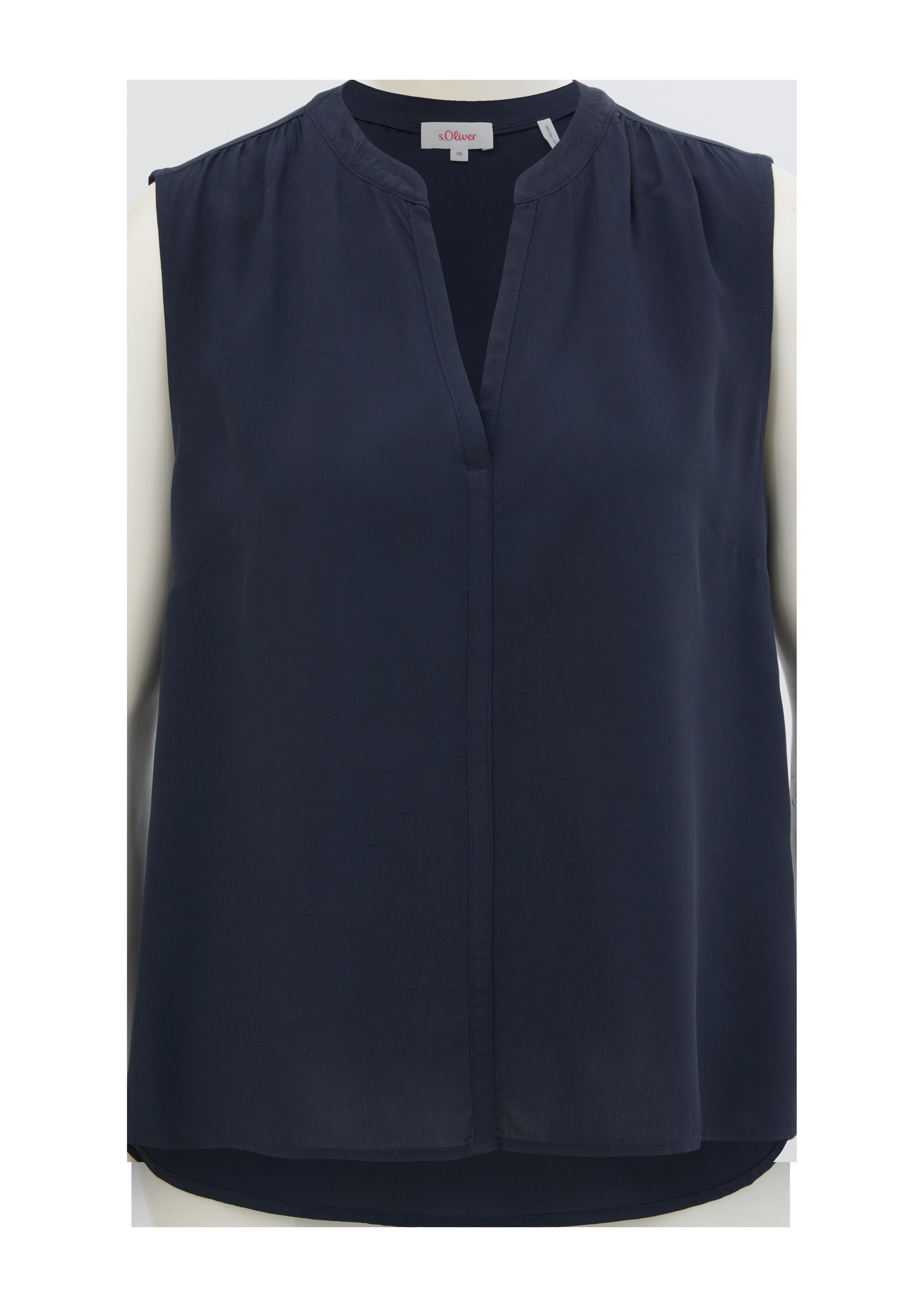 Viskosebluse mit Raffung  2131743-5959