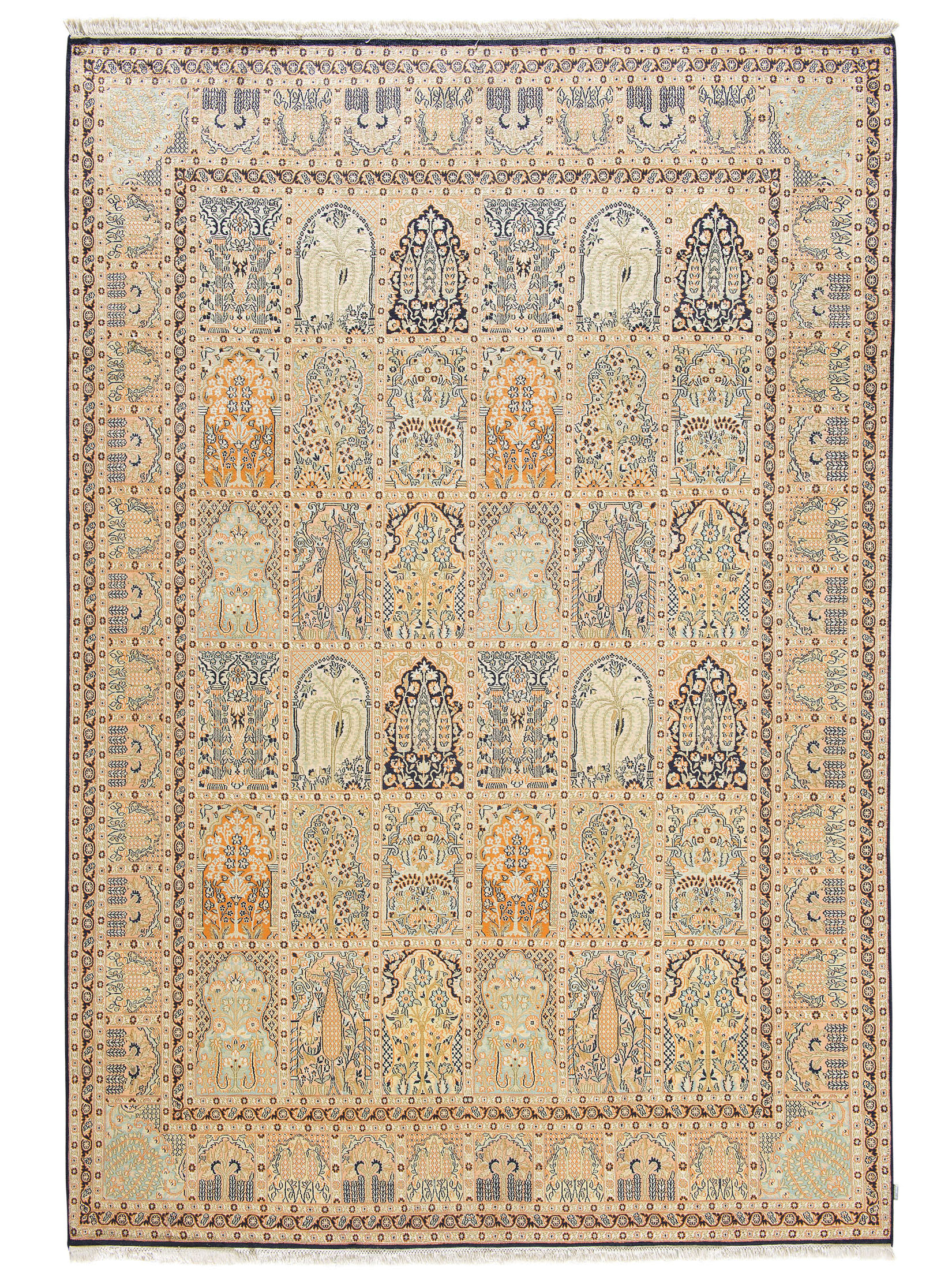 Kaschmir Seide 18/18 ca. 217 x 317 cm, Unikat / Einzelstück