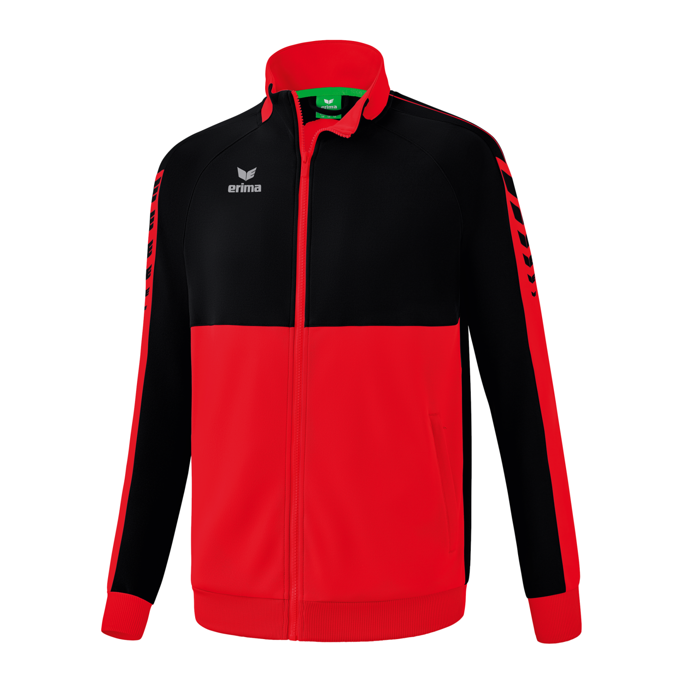 Erima Six Wings TrainingsjackeRot Schwarz