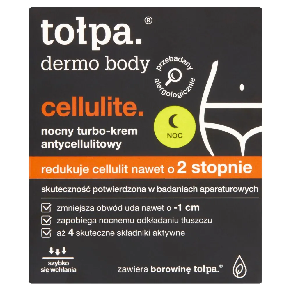 Κρέμα κατά της κυτταρίτιδας Tołpa Dermo Body Night Turbo για το σώμα
