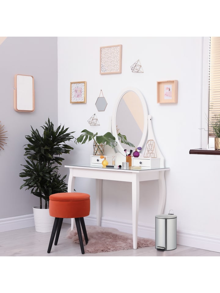 relaxdays Treteimer in Silber - 12 l günstig kaufen onesize