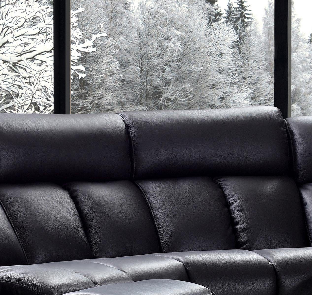 Salottini Ecksofa Recliner Kinosofa Pedro Kino Sofa Ecksofa SOFORT LIEFERBAR, Federkern, Kinosofa, Recliner