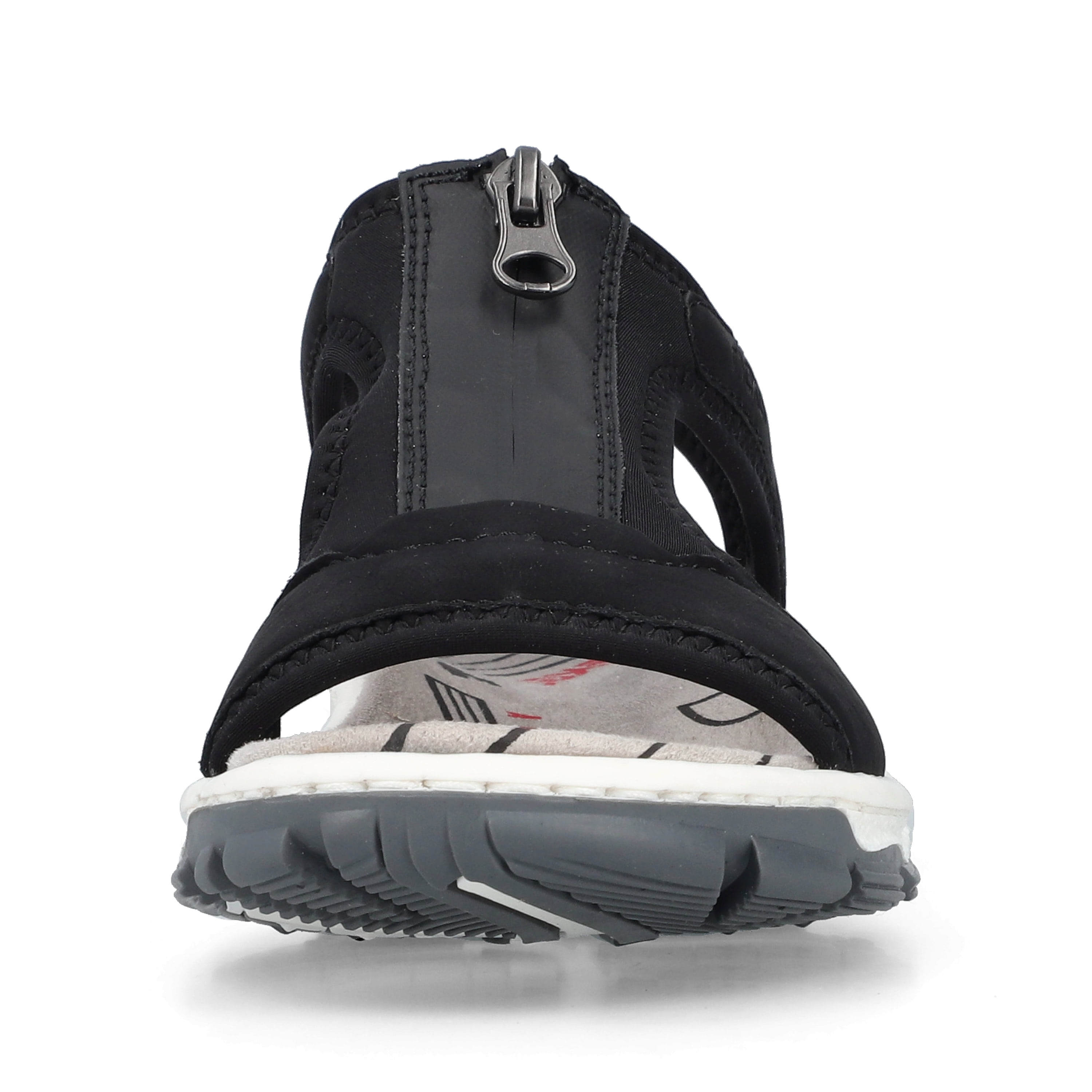 Rieker Damen Trekkingsandalen tiefschwarz