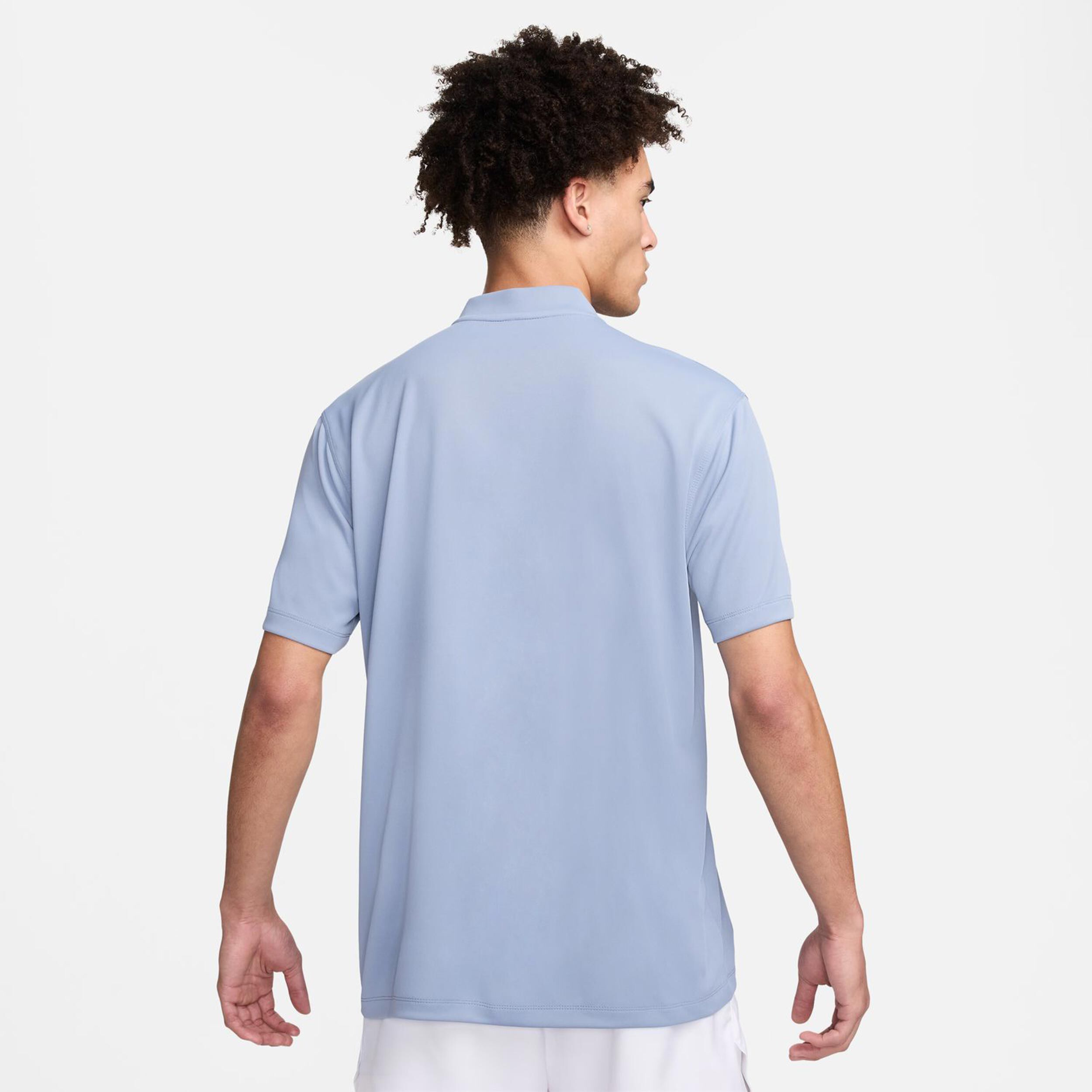 Dri-Fit Court Victory Blade Solid Polo Herren - Blaugrau