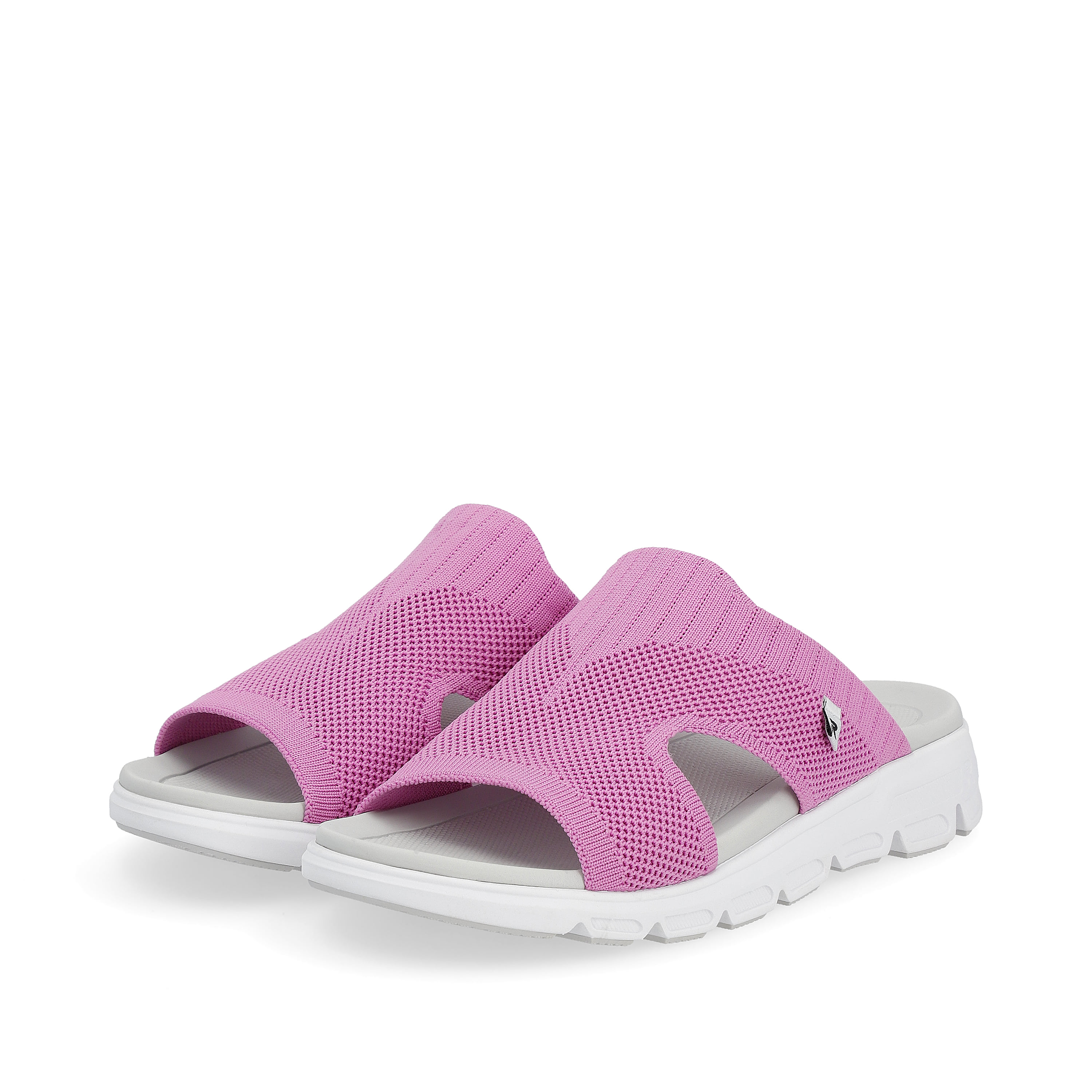 Rieker Damen Pantoletten flamingo pink