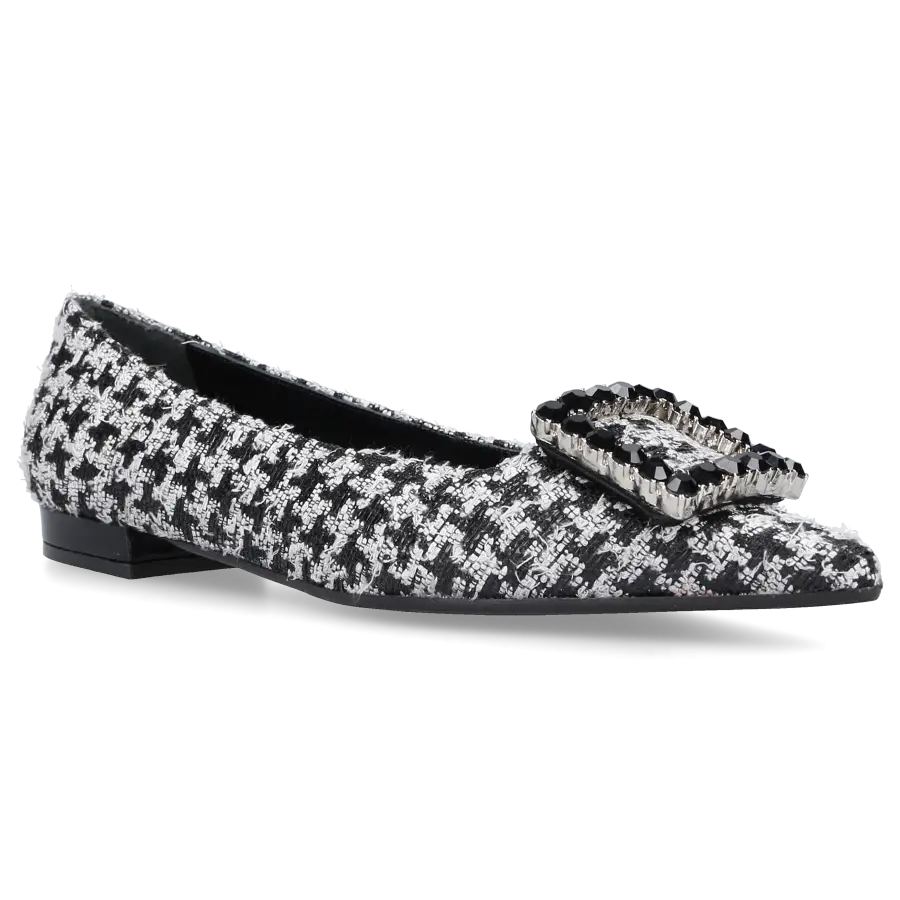 Roberto Festa - Ballerinas AMAIA Tweed - schwarz