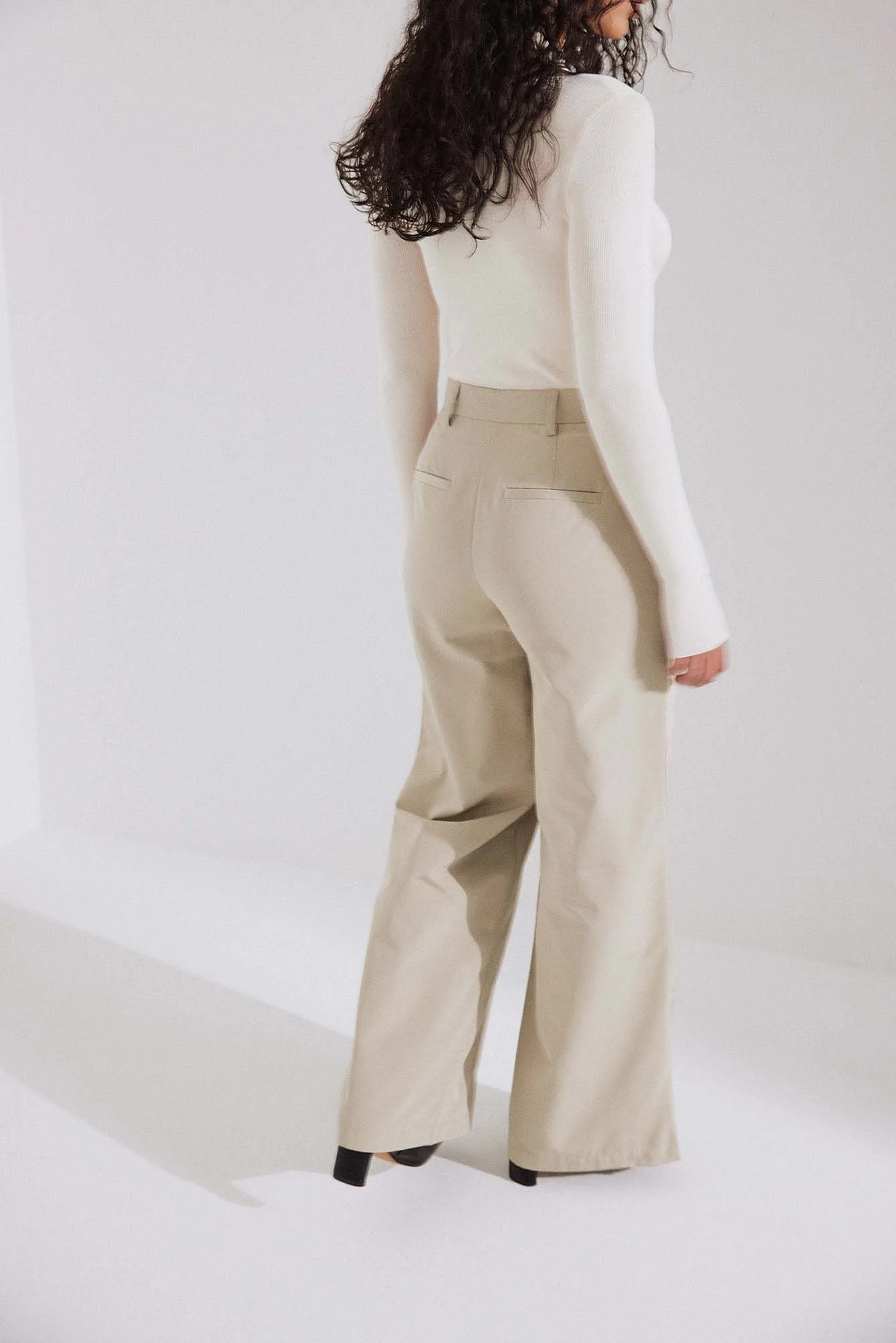 Gewebte weite Hosen