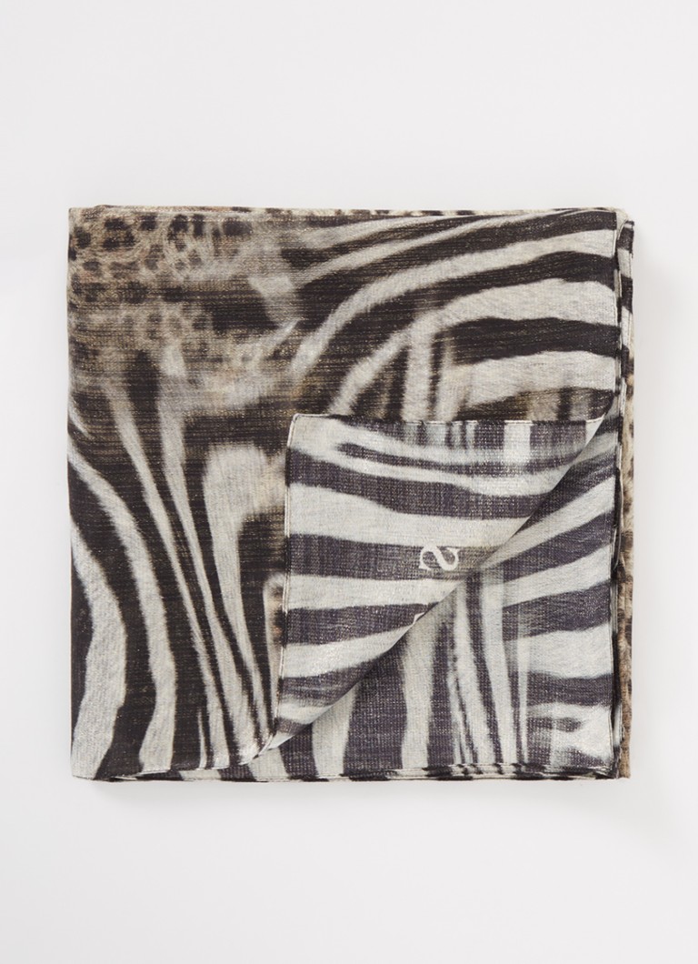 Sciarpa GUESS in lurex stampato, 115 x 115 cm