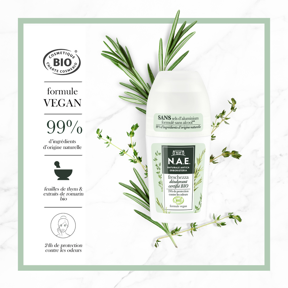 N.A.E. N.A.E. DEODORANT BIO COSMOS RAFRAICHISSANT - FRESCHEZZA Déodorant