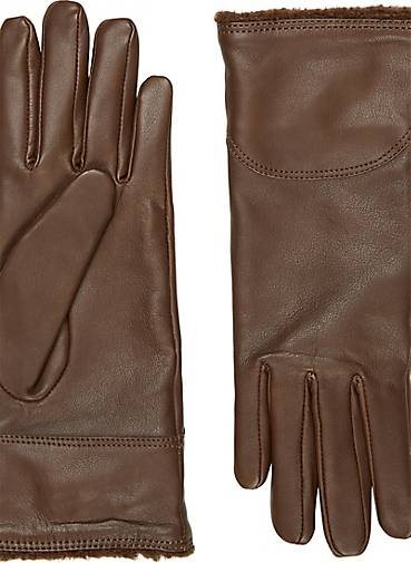 Marc O'Polo Leder-Fingerhandschuhe aus Lammnappa