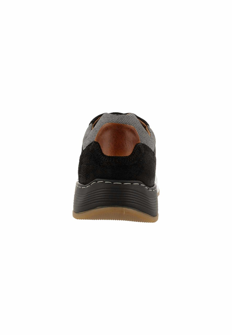BULLBOXER Freizeit Schnürer schwarz Sneaker