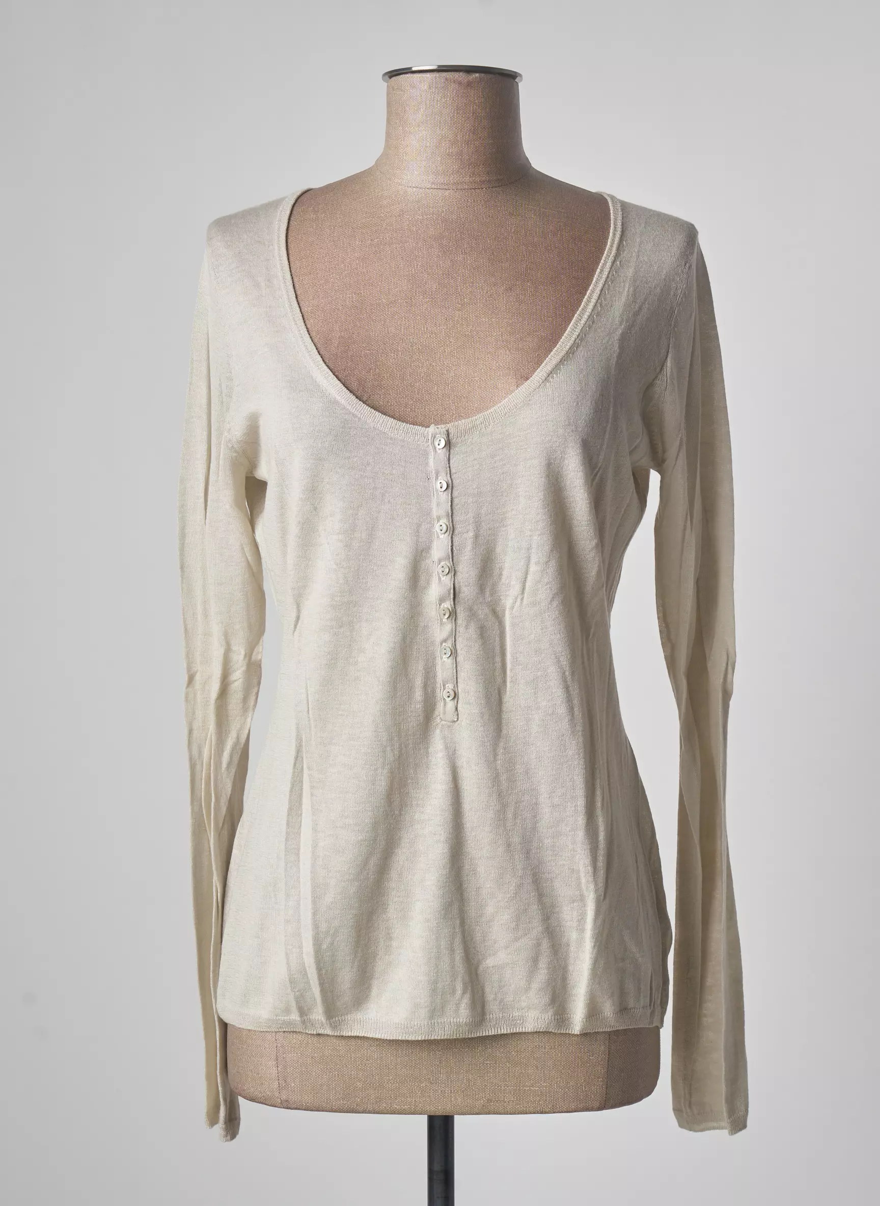 Teenflo Pulls Femme couleur beige