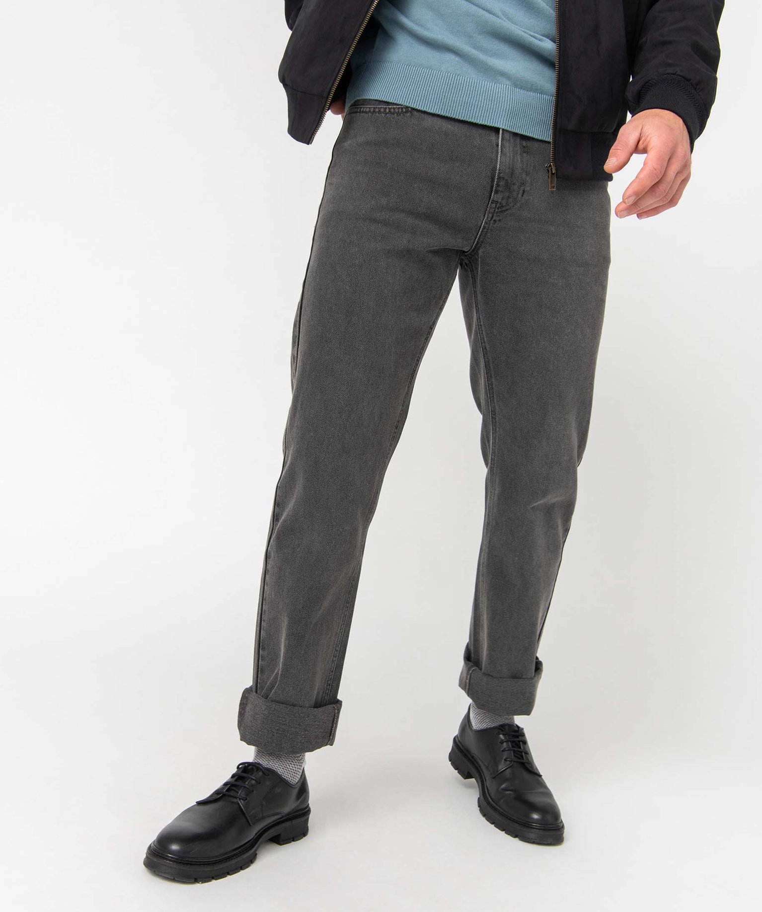 Jean homme coupe regular gris | GEMO