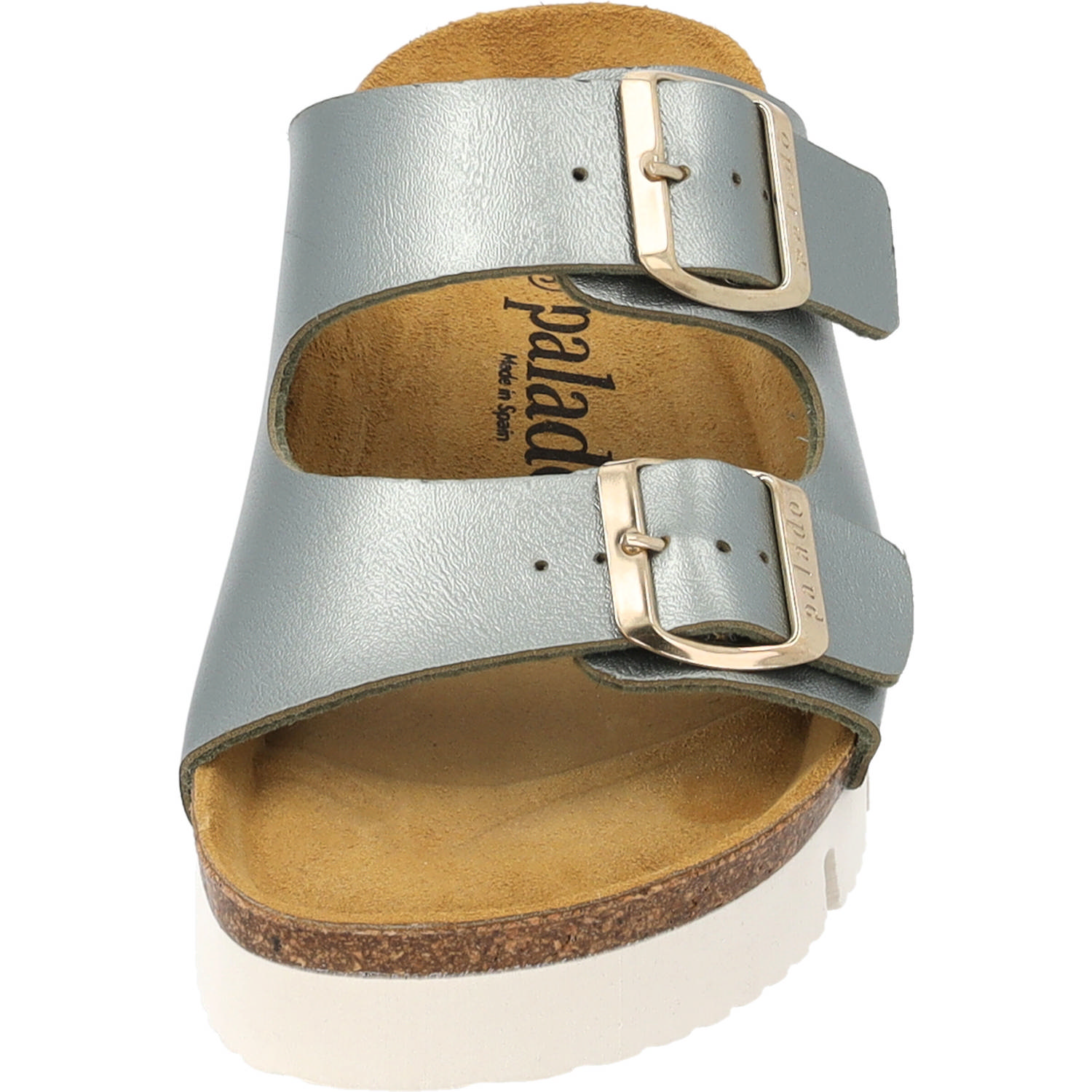 Palado Korfu PL Metallic, Pantoletten, Damen, Olive