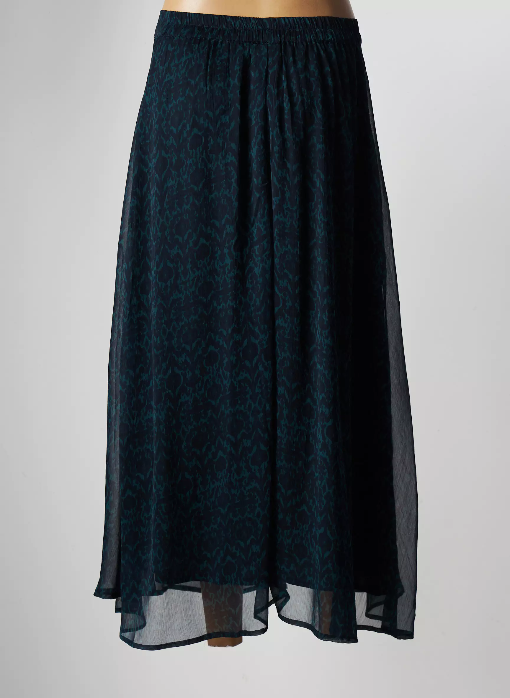 An Ge Jupes Longues Femme couleur vert