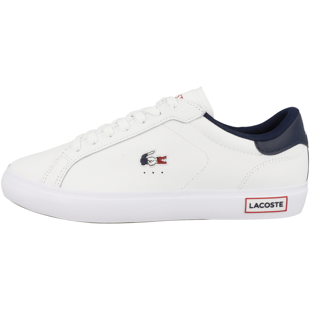 Lacoste Powercourt TRI22 1 SMA Leather Sneaker Low weiss