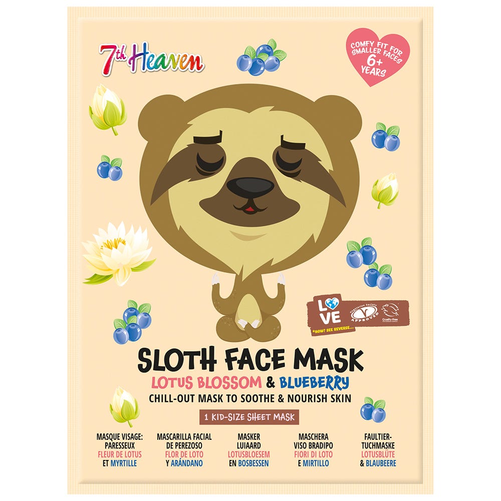 7th Heaven Tuchmaske Faultier 27g
