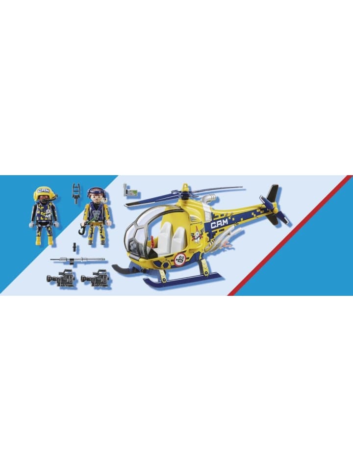 Playmobil Filmcrew-Helikopter in Mehrfarbig ab 5 Jahre günstig kaufen onesize