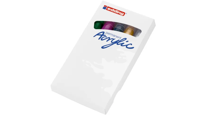 edding Acrylmarker 5100 5er-Set medium festive festive