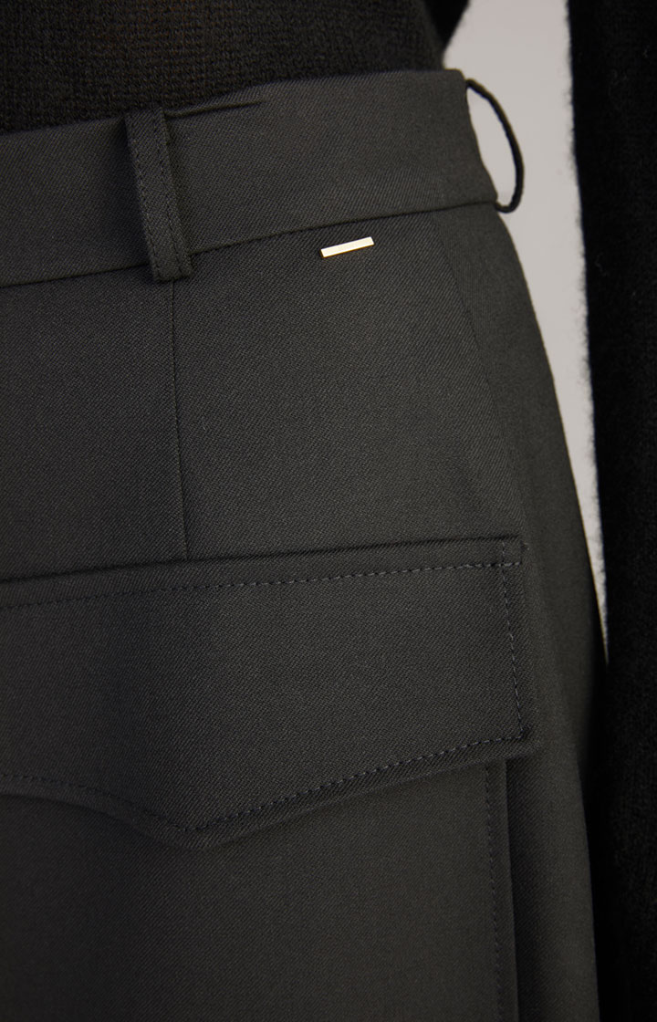 Twill-Rock in Schwarz