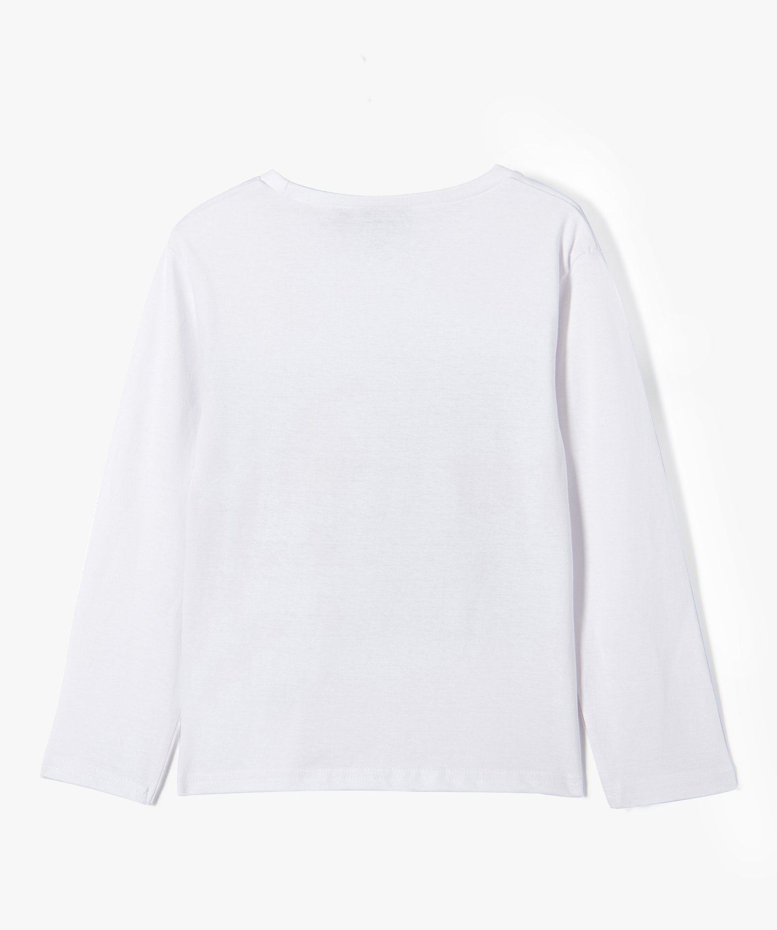 Tee-shirt Garçon à manches longues avec motif coloré - Dr... blanc | GEMO