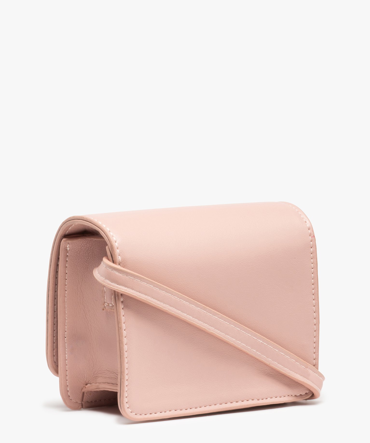 Sac fille format mini avec rabat rose | GEMO