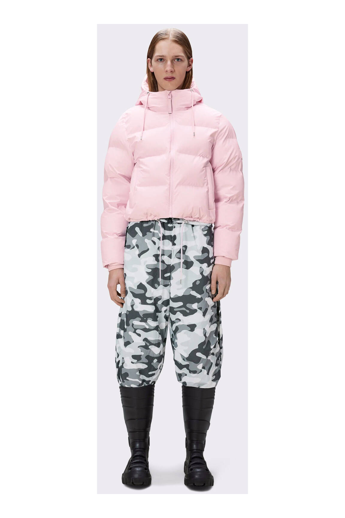 Rains Doudounes Unisexe couleur rose