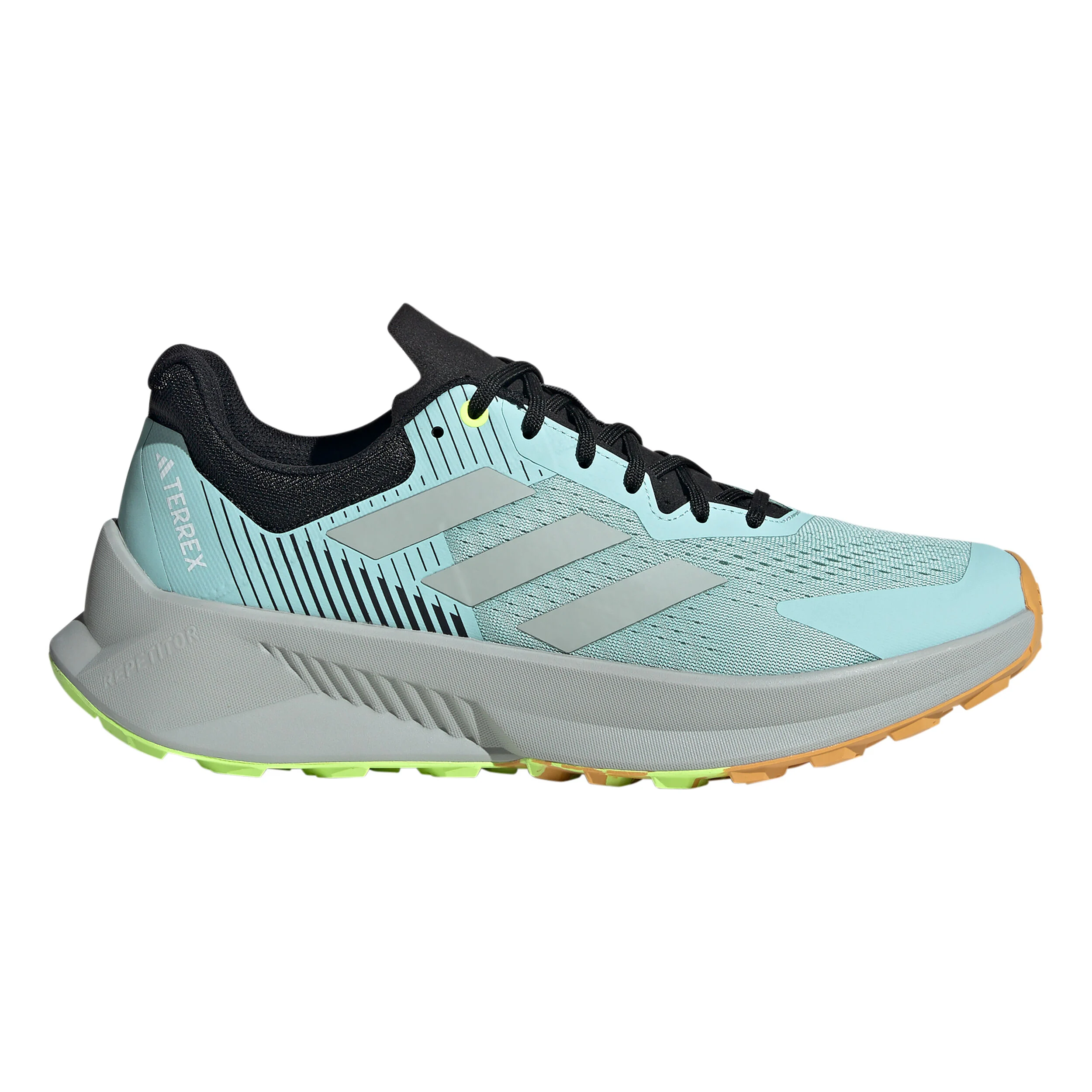 Terrex Soulstride Flow Trailschuh Herren - Grau, Limette