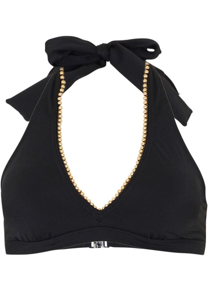 Exklusives Neckholder Bikini Oberteil aus recyceltem Polyamid