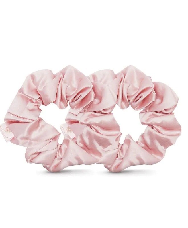 „Crystallove Rose Quatrz“ namų SPA rinkinys (rožinio kvarco volelis + šilkinis galvos juosta + 4 šilko gumytės)