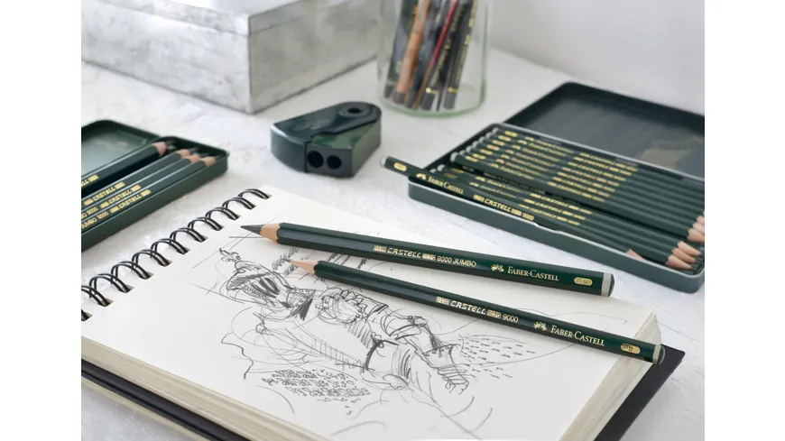 FABER-CASTELL Bleistift Castell 9000 12er Design-Set