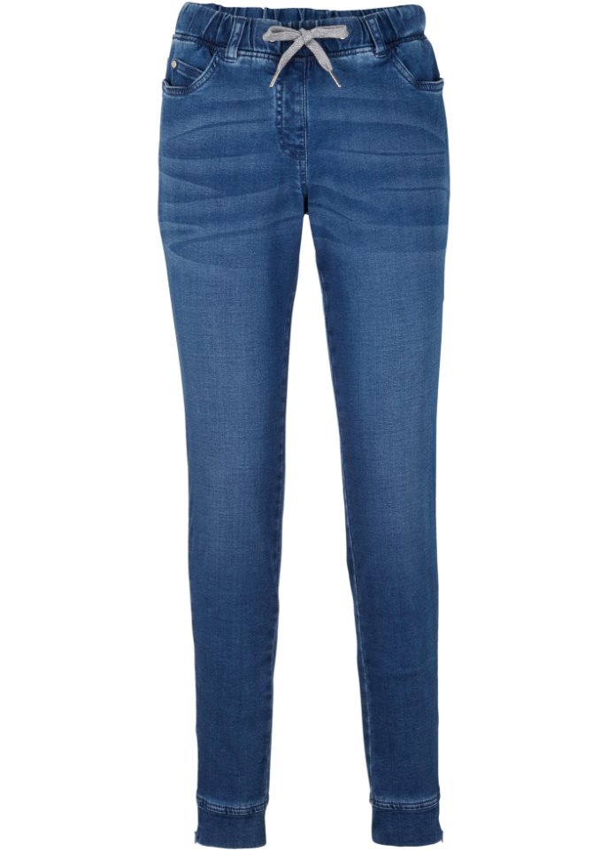 Schlupfhose in Denim-Optik