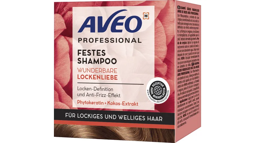 AVEO Professional Festes Shampoo Lockenliebe 70 g