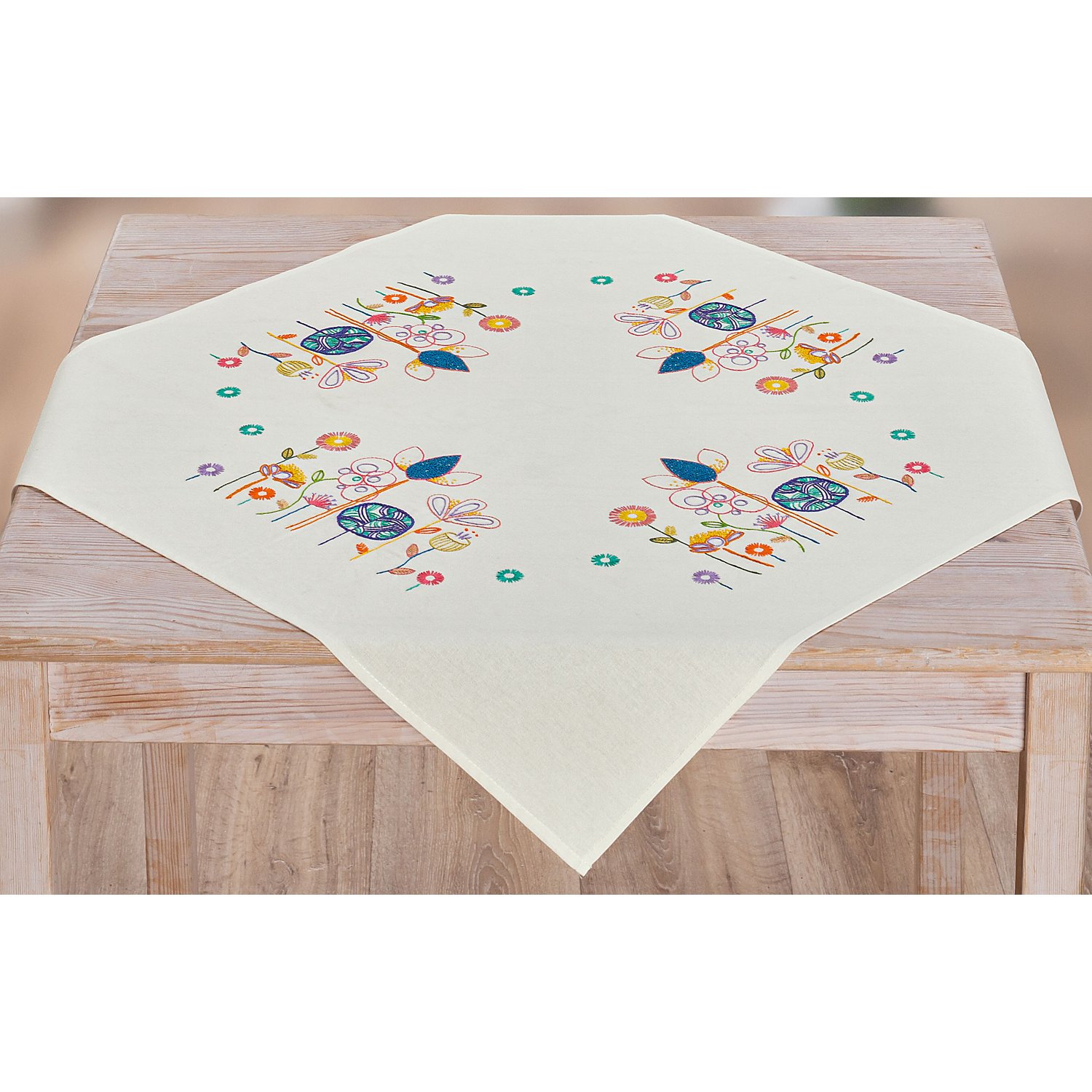 Stickmitteldecke 