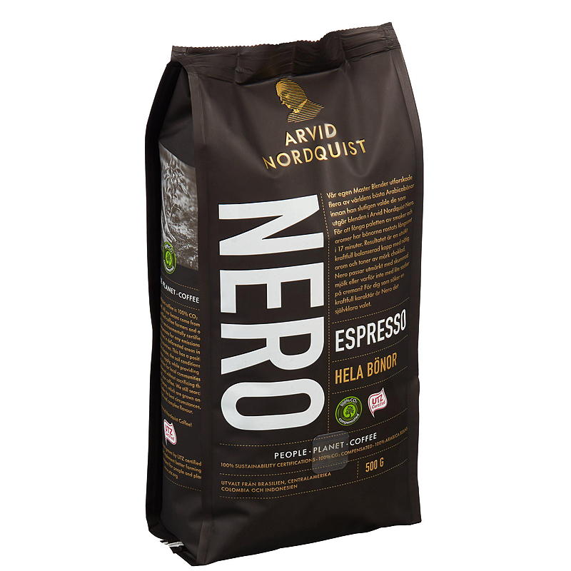 Arvid Nordquist Nero Espresso 500g, hele bønner