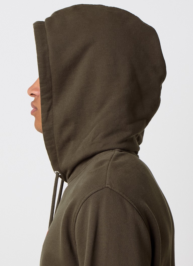 AMI Paris organic cotton hoodie with logo