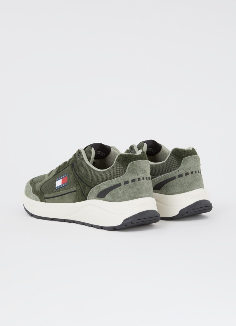 Sneakersy Tommy Hilfiger TJM z detalami ze zamszu