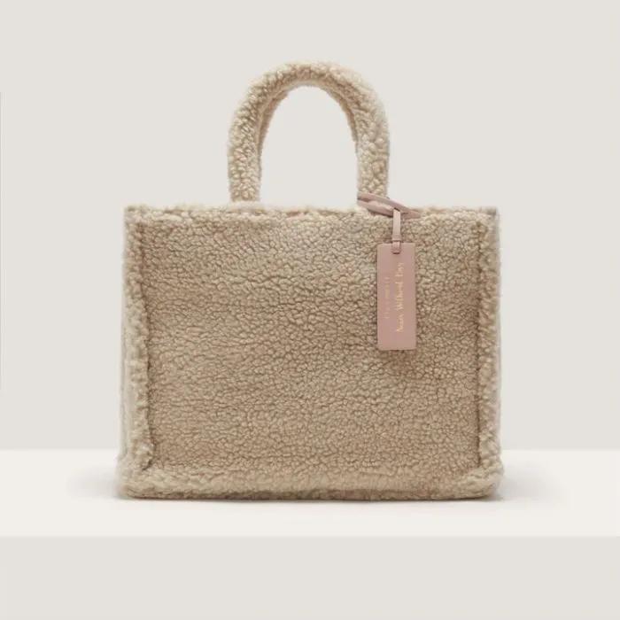 Jamais sans sac en peau de mouton écologique moyenne