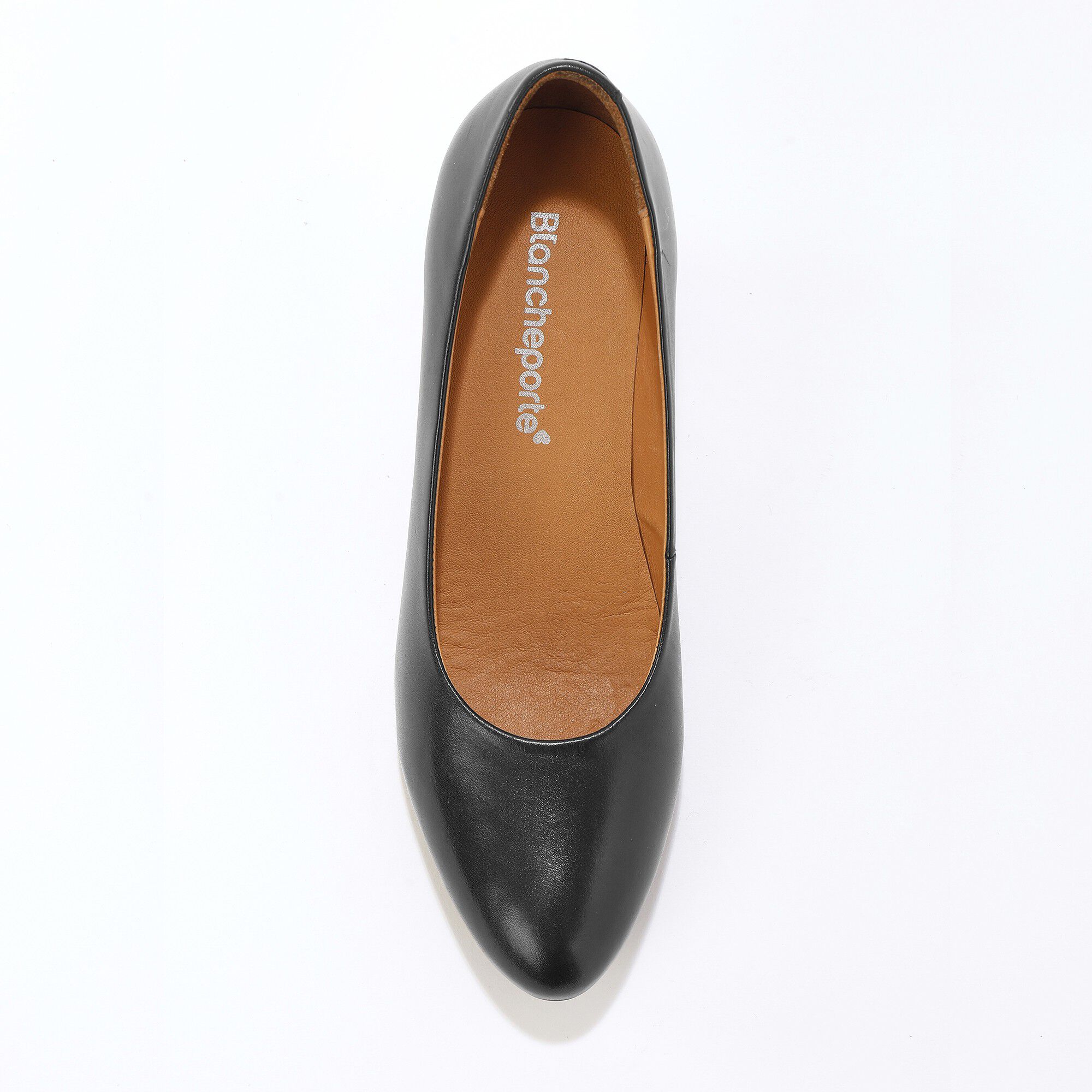 Escarpins en cuir lisse