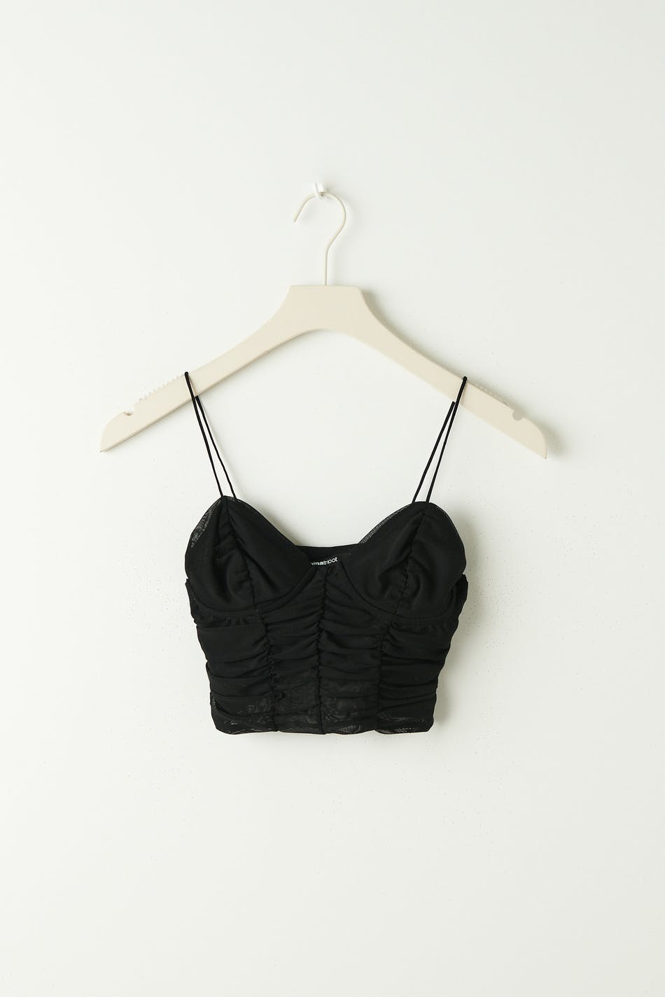 Ruched mesh top