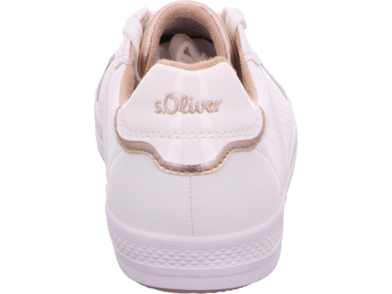 S.OLIVER Freizeit Schnürer weiss