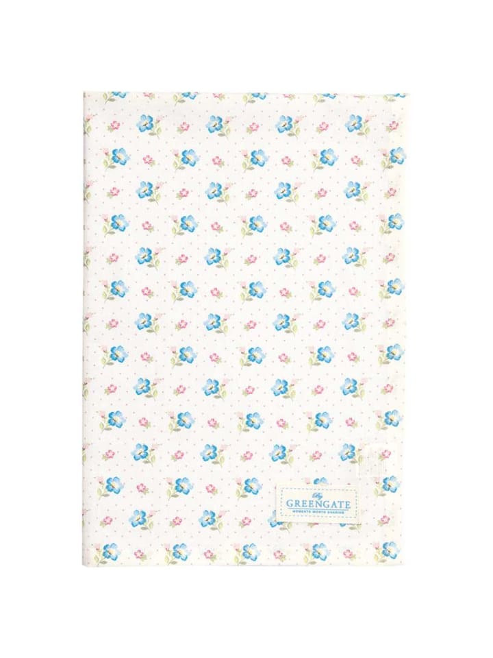Greengate Geschirrtuch ROSALIA Weiß Blumen günstig kaufen onesize