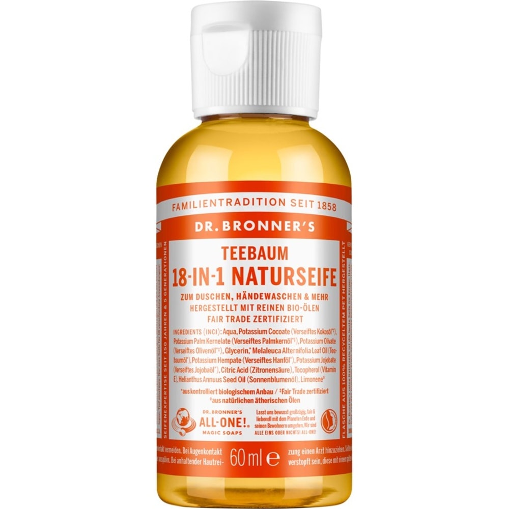 dr. bronners Savon naturel 18 en 1 arbre à thé Savon pour le corps