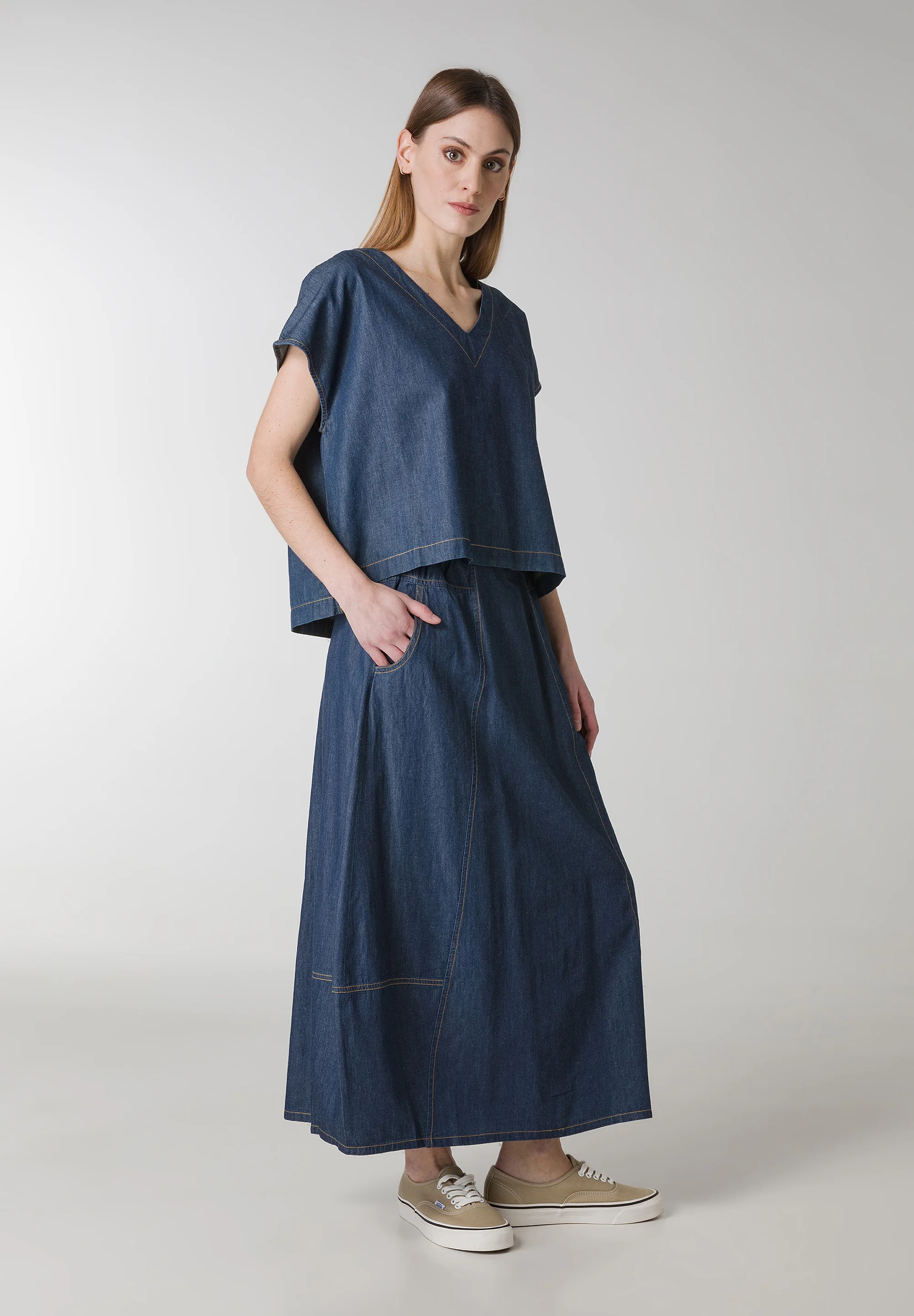 Deha SKIRT - Falda larga