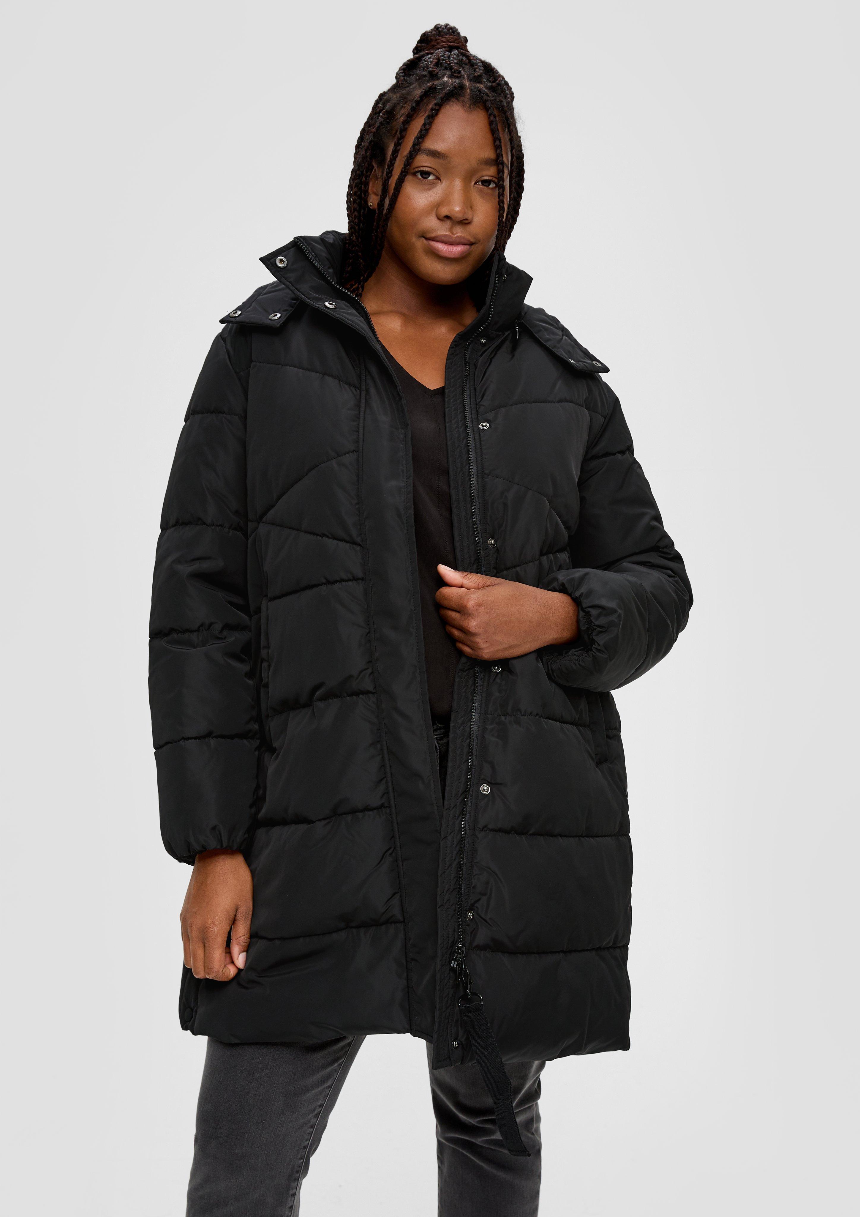 Steppjacke mit abnehmbarer Kapuze  2136054-9999