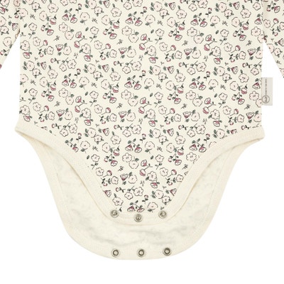 Body langarm, beige für Mädchen